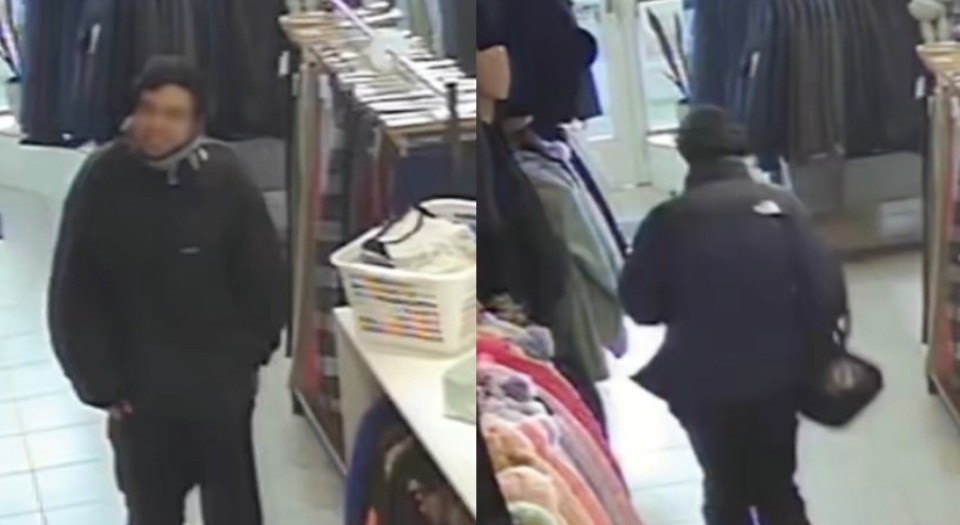 Robo en comercio céntrico: fingió ser cliente y escapó con ropa