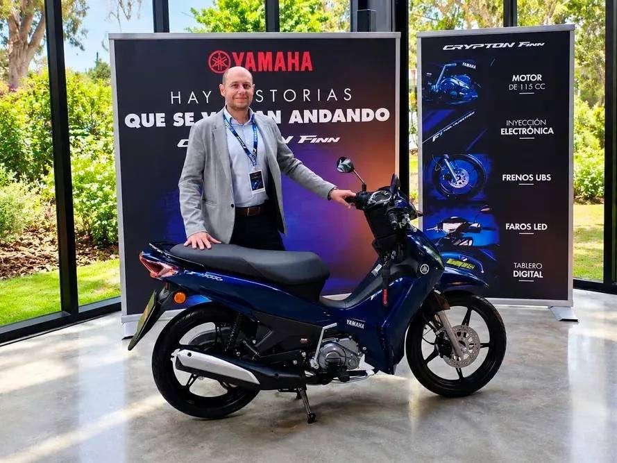 Yamaha lanzó en Argentina la nueva Crypton Finn con inyección electrónica
