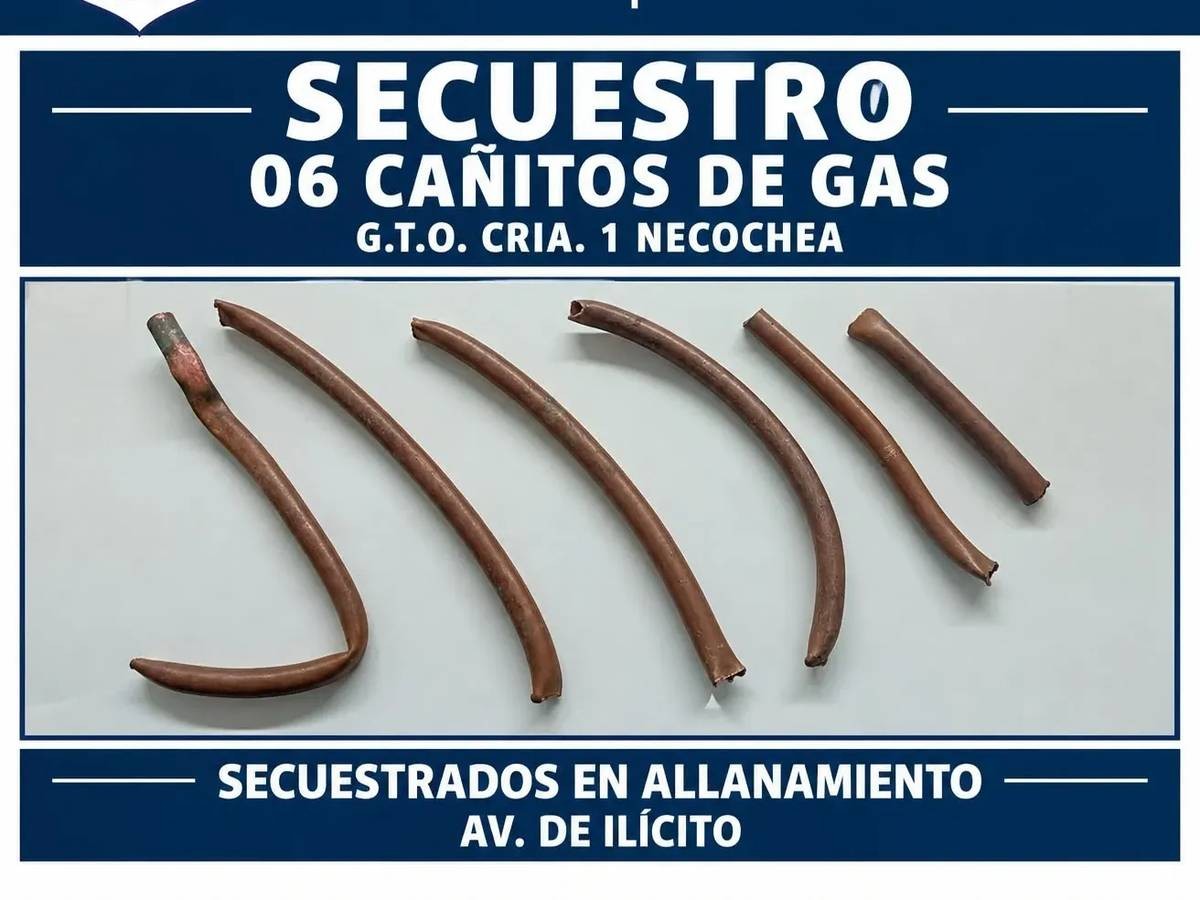 Policía allana domicilio y asegura prendas y cañitos de bronce tras robo en Super Uno