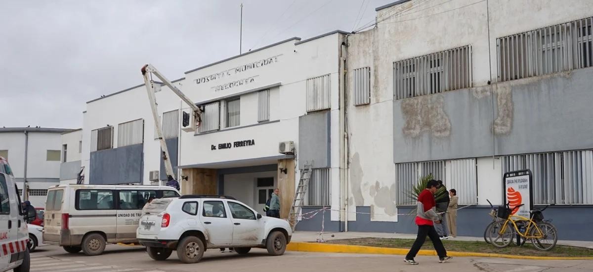 Municipal pinta y repara Hospital Dr. Emilio Ferreyra